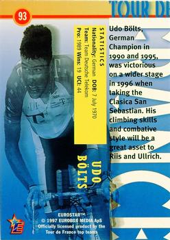1997 Eurostar Tour de France #93 Udo Bolts Back